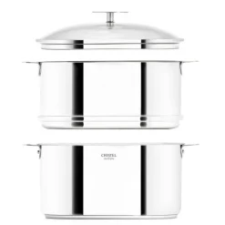 Cuit vapeur Biome 20cm anse bois de hêtre - Cristel