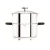 Cuit vapeur Biome 20cm anse noire - Cristel