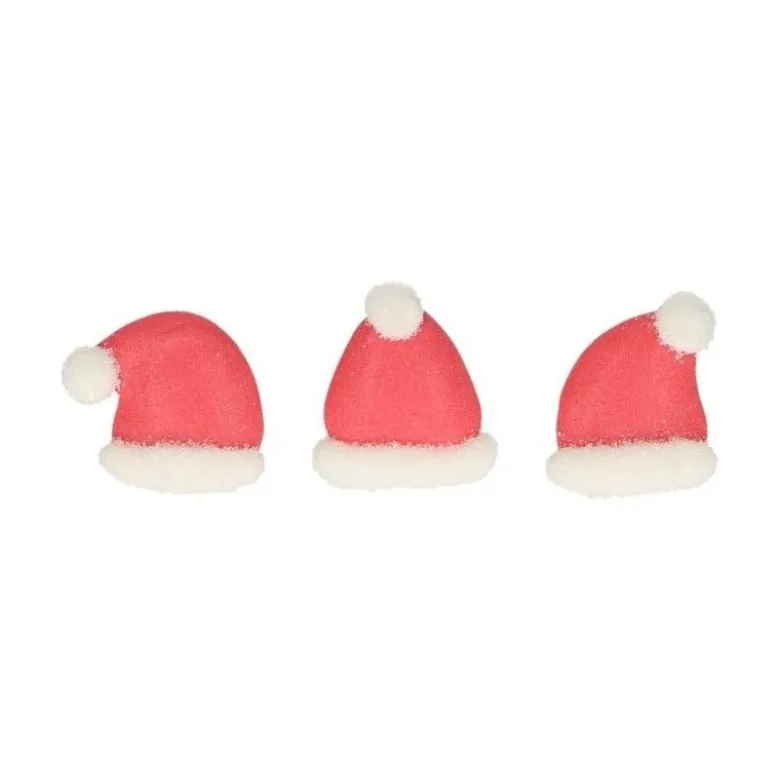 Décoration en sucre Père Noël x8 - Funcakes