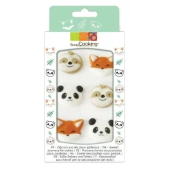 Décoration sucre animaux x6 - ScrapCooking
