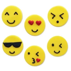 Décor en sucre smiley x6 - Anniversary House