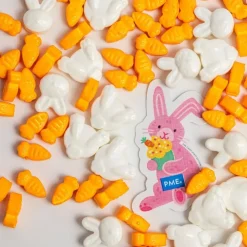Décors en Sucre Lapins et Carottes 25g - PME