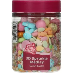 Décors en Sucre Mix Pâques 70g - Funcakes