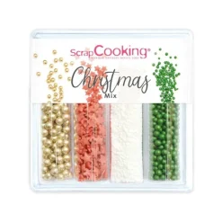 Décors sucrés Christmas Mix 70g - ScrapCooking