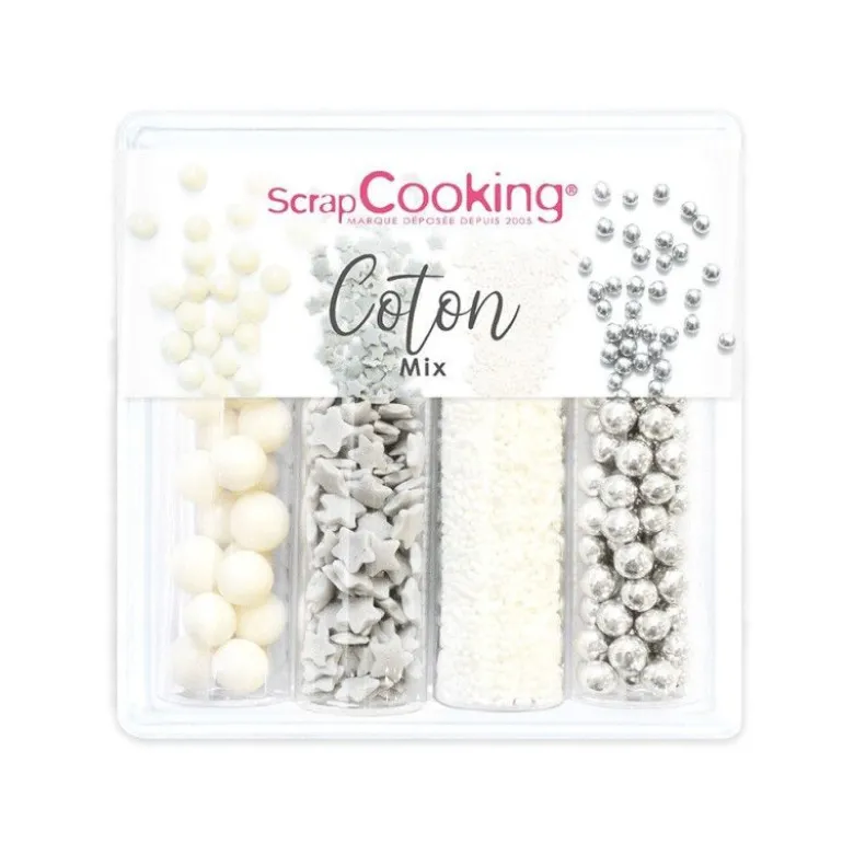 Décors sucrés Cotton Mix 61g - ScrapCooking