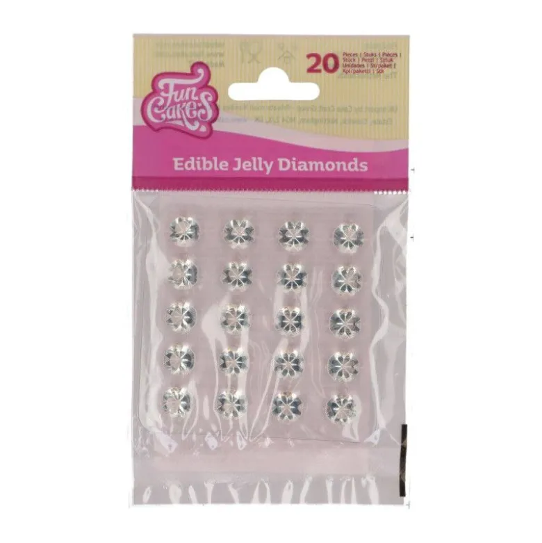 Décors sucrés diamant x20 - FunCakes