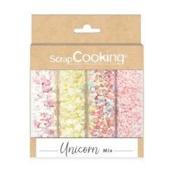 Décors sucrés Licorne Mix 60g - ScrapCooking