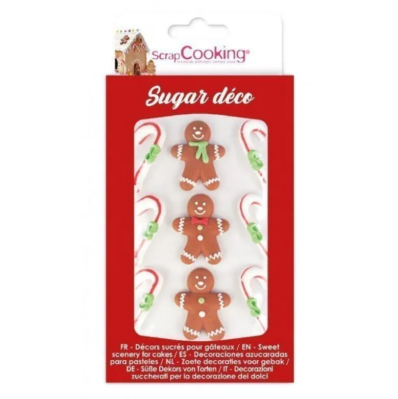 Décors sucrés pain d'épices x9 - ScrapCooking