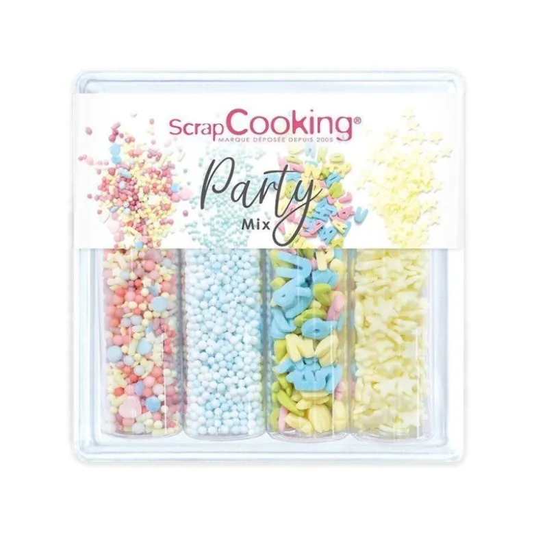 Décors sucrés Party Mix 65g - ScrapCooking