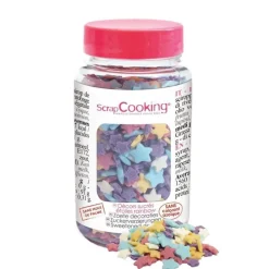 Décors sucrés étoiles Rainbow 55g - ScrapCooking