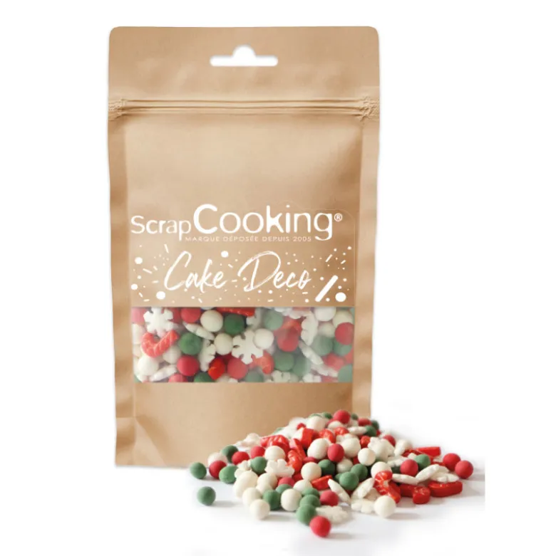 Décor Sucré Mix 3D Noël - ScrapCooking