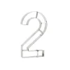 Découpoir Chiffre 2 inox Number Cake