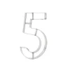 Découpoir Chiffre 5 inox Number Cake