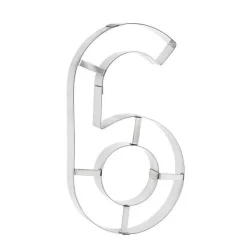 Découpoir Chiffre 6 ou 9 inox Number Cake