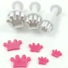 Découpoir éjecteur Couronne Princesse x3 - Dekofee