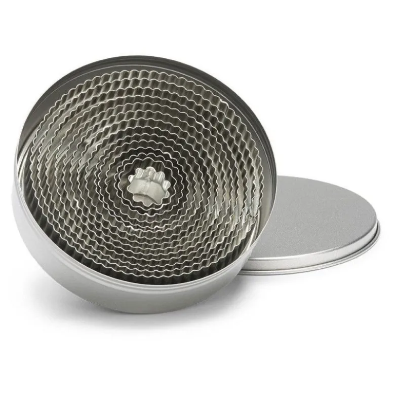 Découpoir rond cannelé inox x14 - Patisse