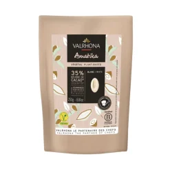 DDM Courte Chocolat de Couverture Blanc Amatika 35% 250g - Valrhona