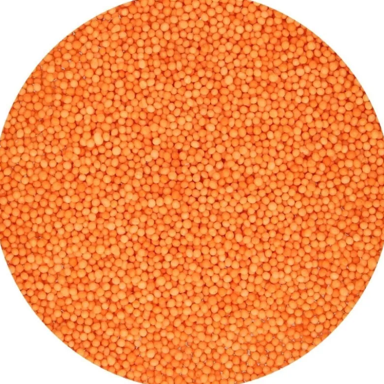 DDM Courte Mini billes en sucre orange 80g - FunCakes