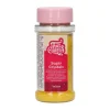 DDM Courte Paillette cristaux sucre jaune 80g - FunCakes