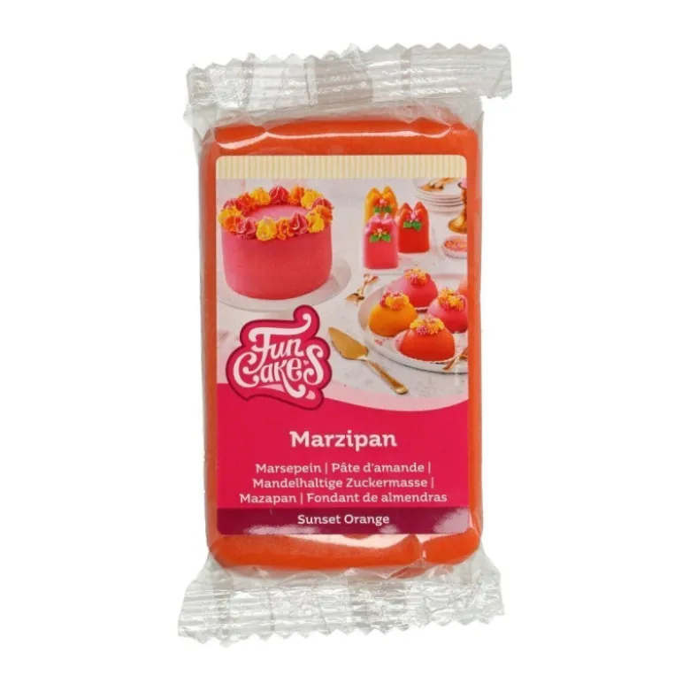DDM Courte Pâte d'amande orange 250g - FunCakes