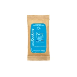 DDM Courte Pâte à sucre bleu 100g - ScrapCooking