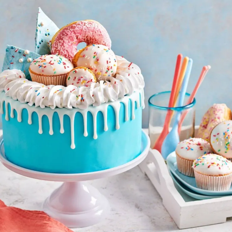 DDM Dépassée Glaçage fondant blanc Drip Cake 375g - FunCakes