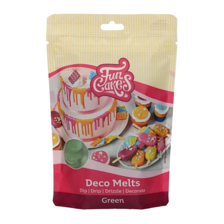 DDM Dépassée Pistoles Deco Melts verte - FunCakes