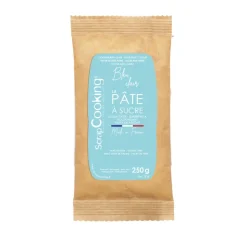 DDM Dépassée Pâte a sucre bleu clair 250g - ScrapCooking