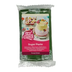 DDM Dépassée Pâte à sucre vert forêt 250g - FunCakes