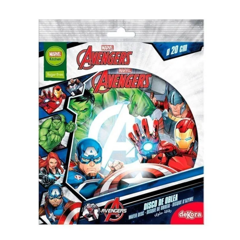 Disque azyme Avengers 20cm - Dekora