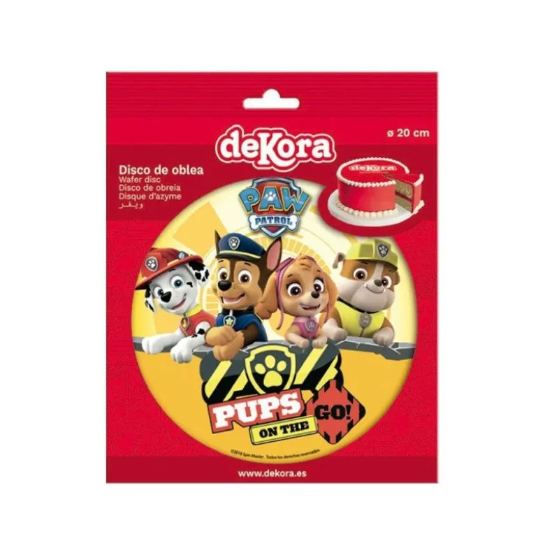 Disque azyme Pat' Patrouille 20cm - DeKora