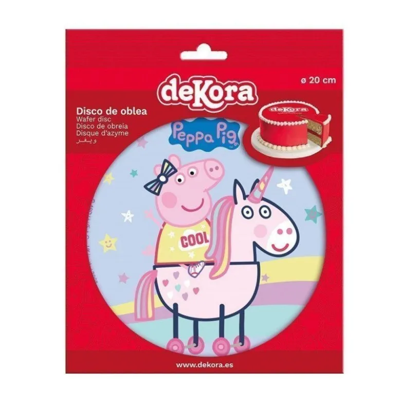 Disque azyme Peppa Pig 20cm - DeKora