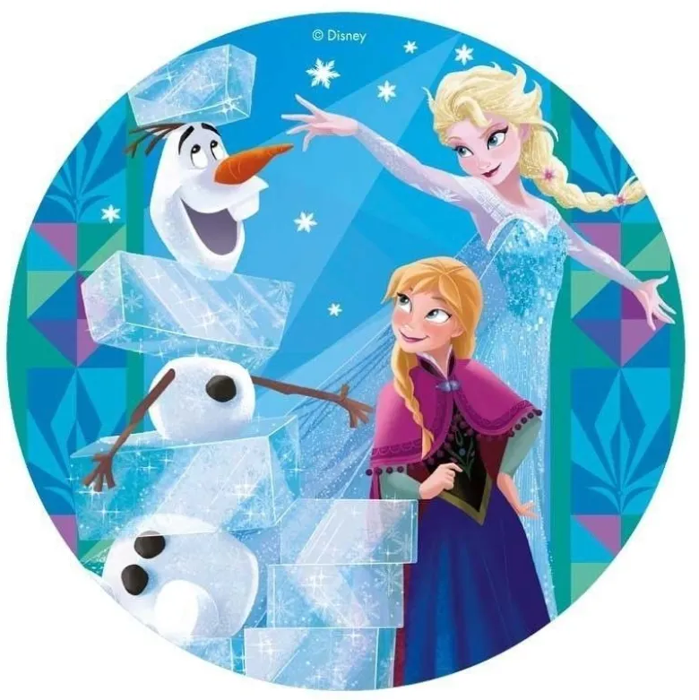 Disque azyme Reine des Neiges 20cm - Disney