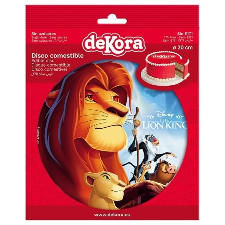 Disque azyme Roi Lion 20cm