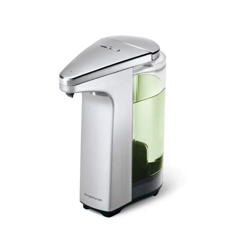 Distributeur de savon automatique nickel brossé - Simplehuman