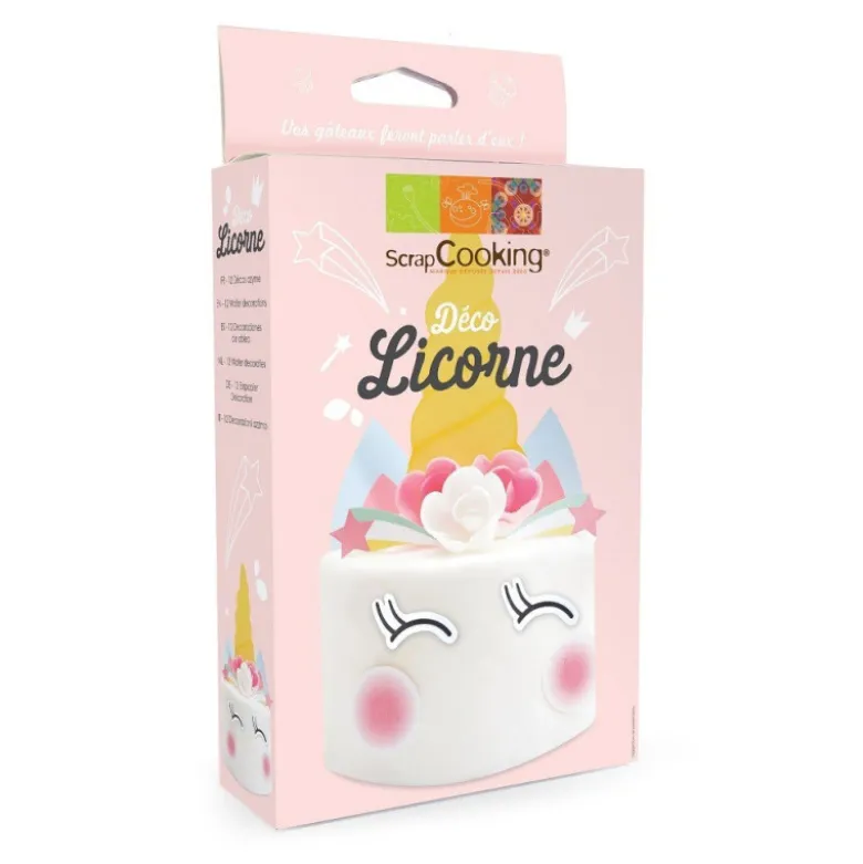 DLUO Dépassée Décoration azyme Licorne x12 - ScrapCooking