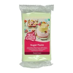 DLUO Dépassée Pâte à sucre vert pastel 250g - FunCakes