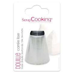 Douille carrée lisse en inox - ScrapCooking