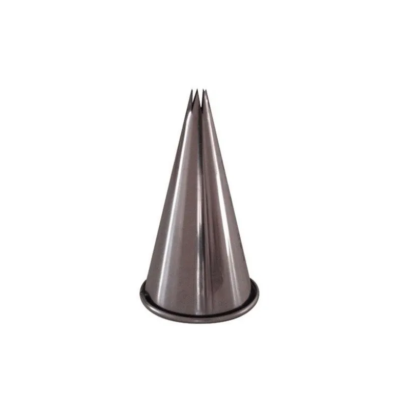 Douille inox cannelée 6mm 7 dents - De Buyer