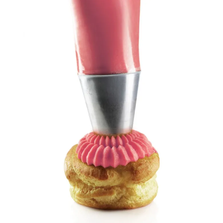 Douille Religieuse tube inox rasant - Silikomart