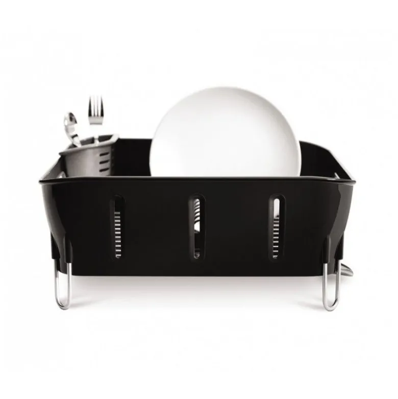 Egouttoir à vaisselle noir Compact - Simplehuman