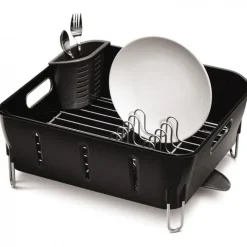 Egouttoir à vaisselle noir Compact - Simplehuman