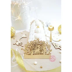 Embout de bûche en bois Forêt Enchantée x2 - ScrapCooking