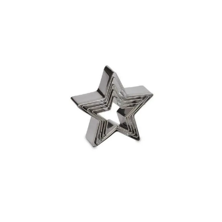 Emporte-pièce inox Etoile x5 - Patisse