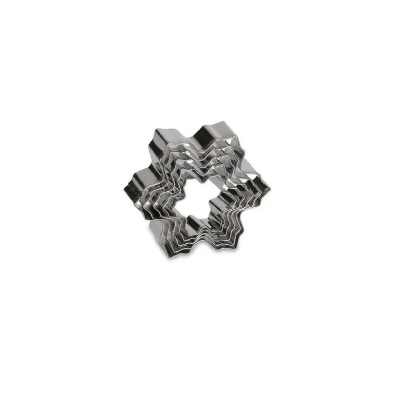 Emporte-pièce inox Flocon x5 - Patisse