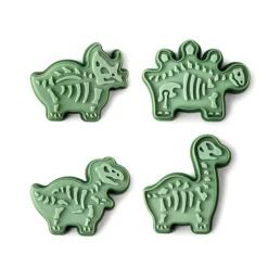 Emporte-Pièces Avec Poussoir Dinosaures (x4) - Ibili