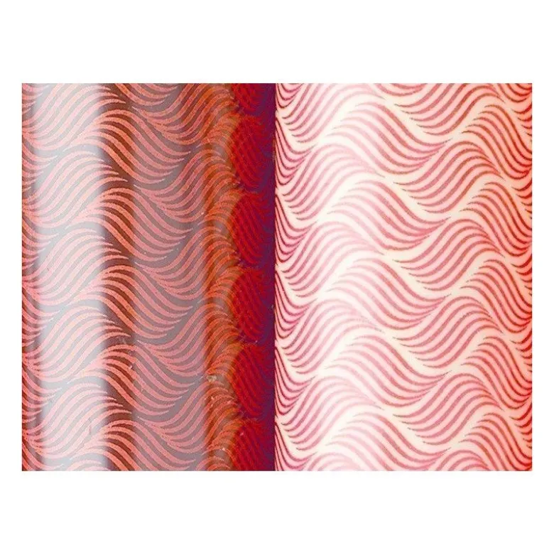 Feuille de transfert chocolat rouge x10