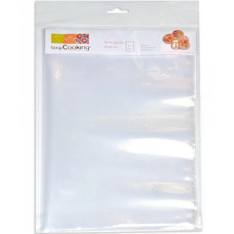 Feuille guitare x10 - ScrapCooking