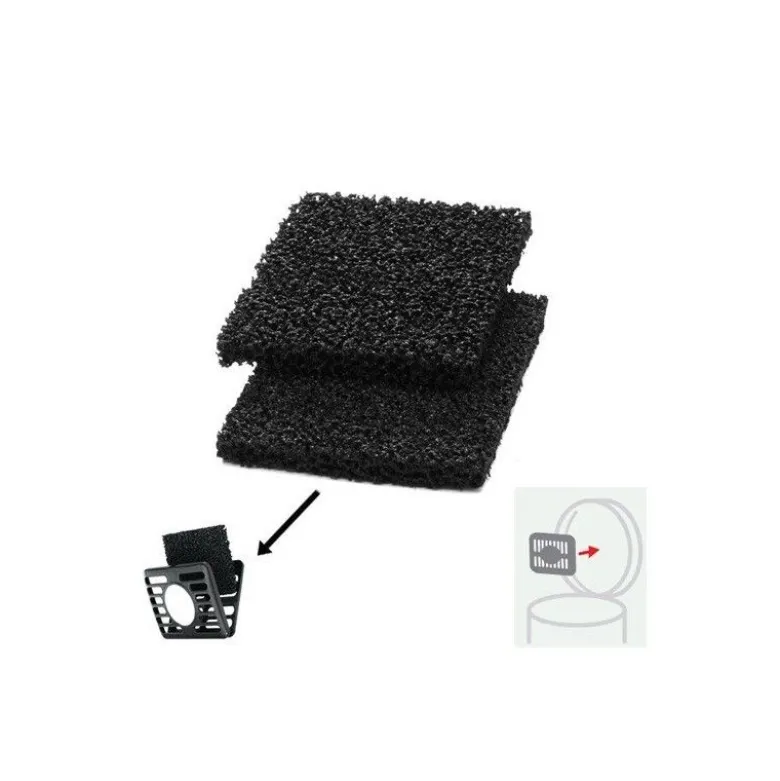 Filtre anti-odeur pour poubelle charbon naturel x2 - Simplehuman