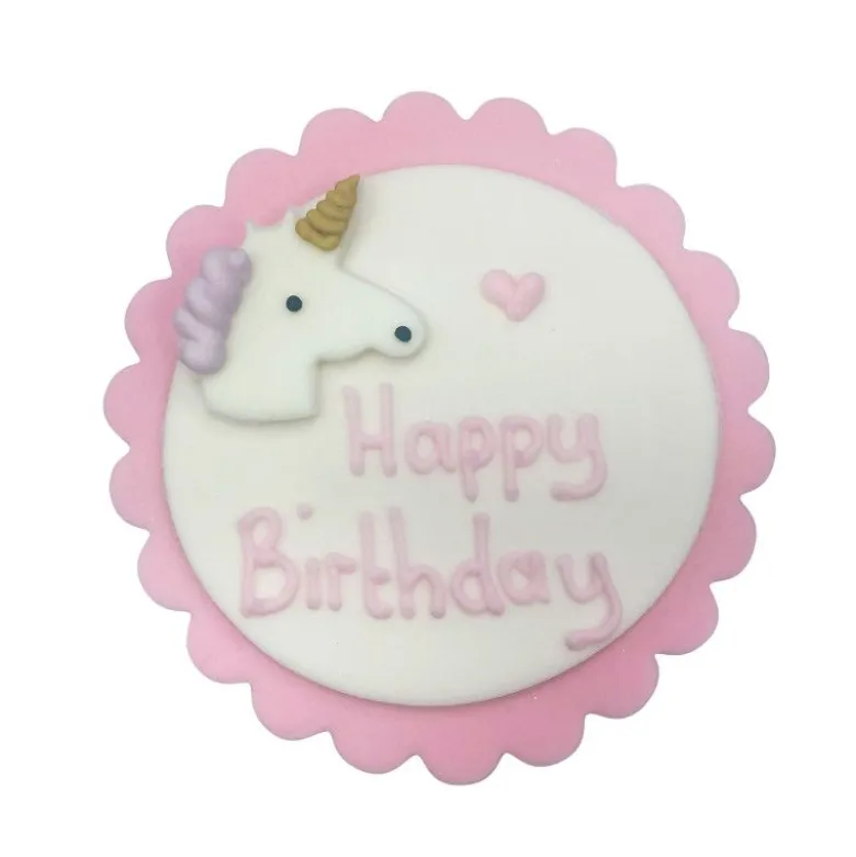 FIN DE SERIE Décoration sucre Licorne Happy Birthday - Anniversary House